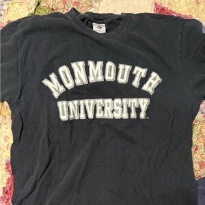 Monmouth university t-shirt,navy, medium